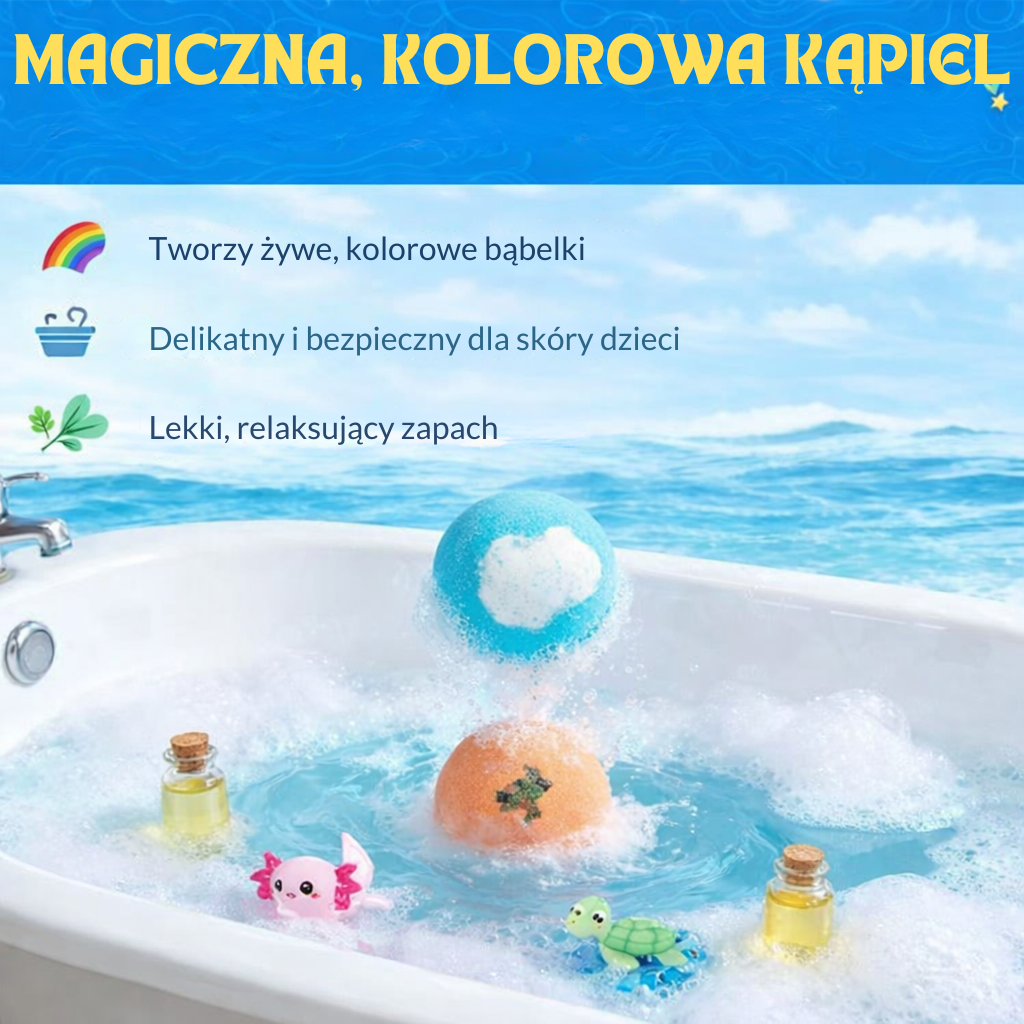 BankaBomb™ Zestaw Bomb Kąpielowych dla Dzieci